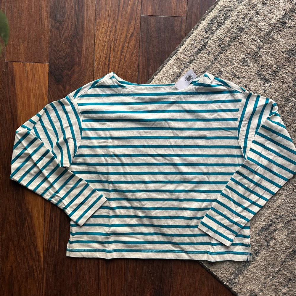 100% cotton boatneck tee